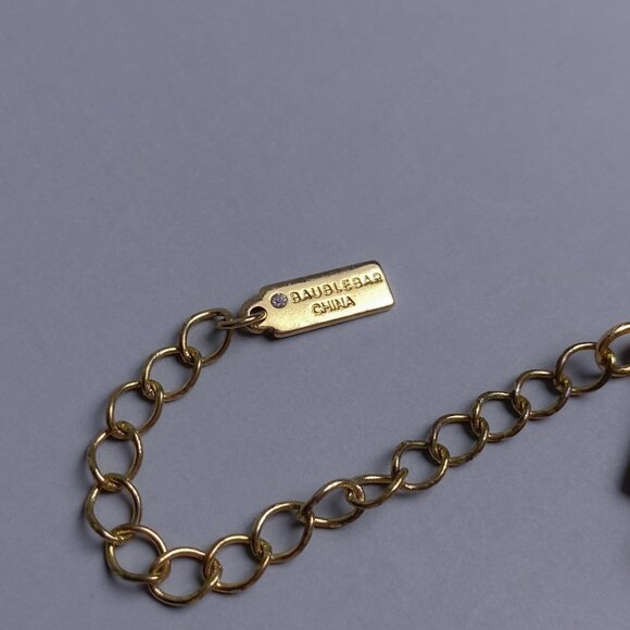 Baublebar Mutli Strand Layered Pastel Pink Peach Beaded Large Statement Necklace - Picture 10 of 12